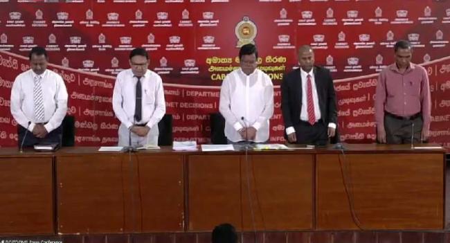 Bandula leads a moment of silence after tragedy